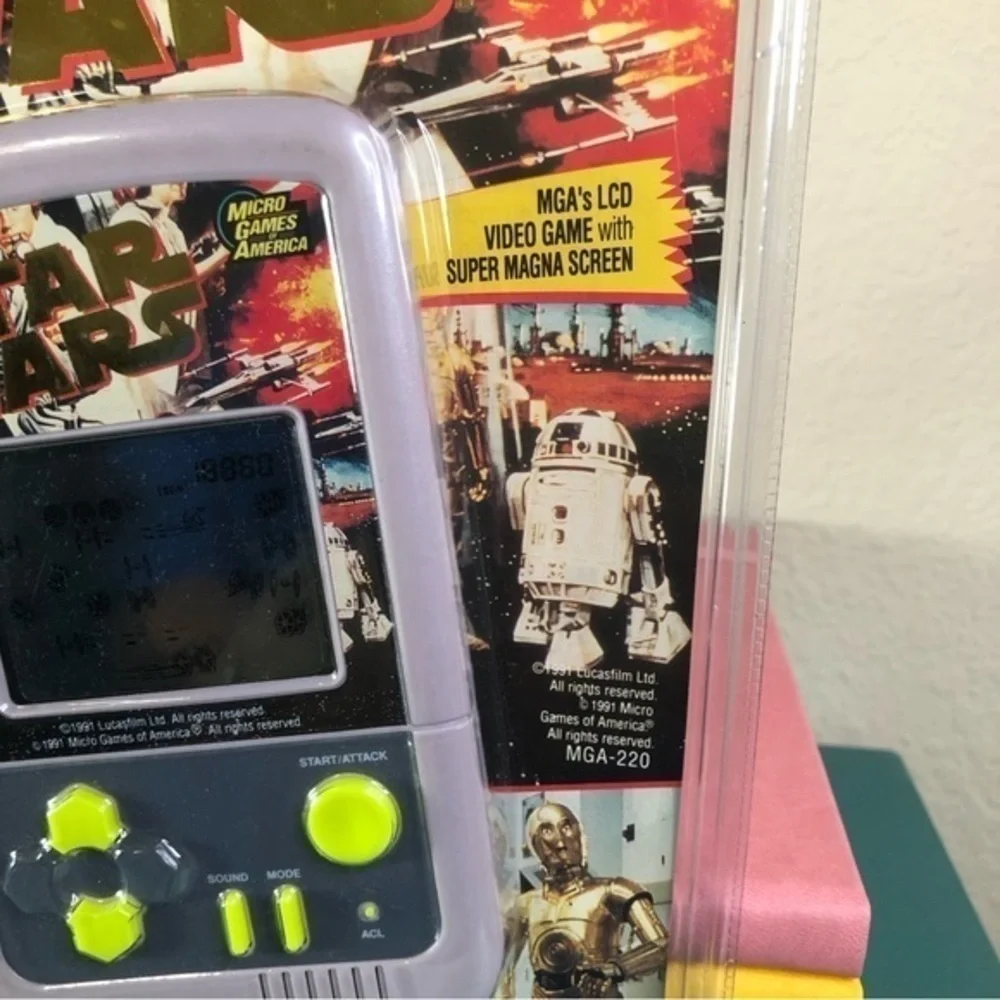 Star Wars Video Game With Magna Screen Micro Games Of America Vintage 1991 Toy